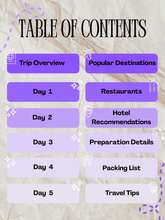 Load image into Gallery viewer, Mexico City 5-Day Itinerary